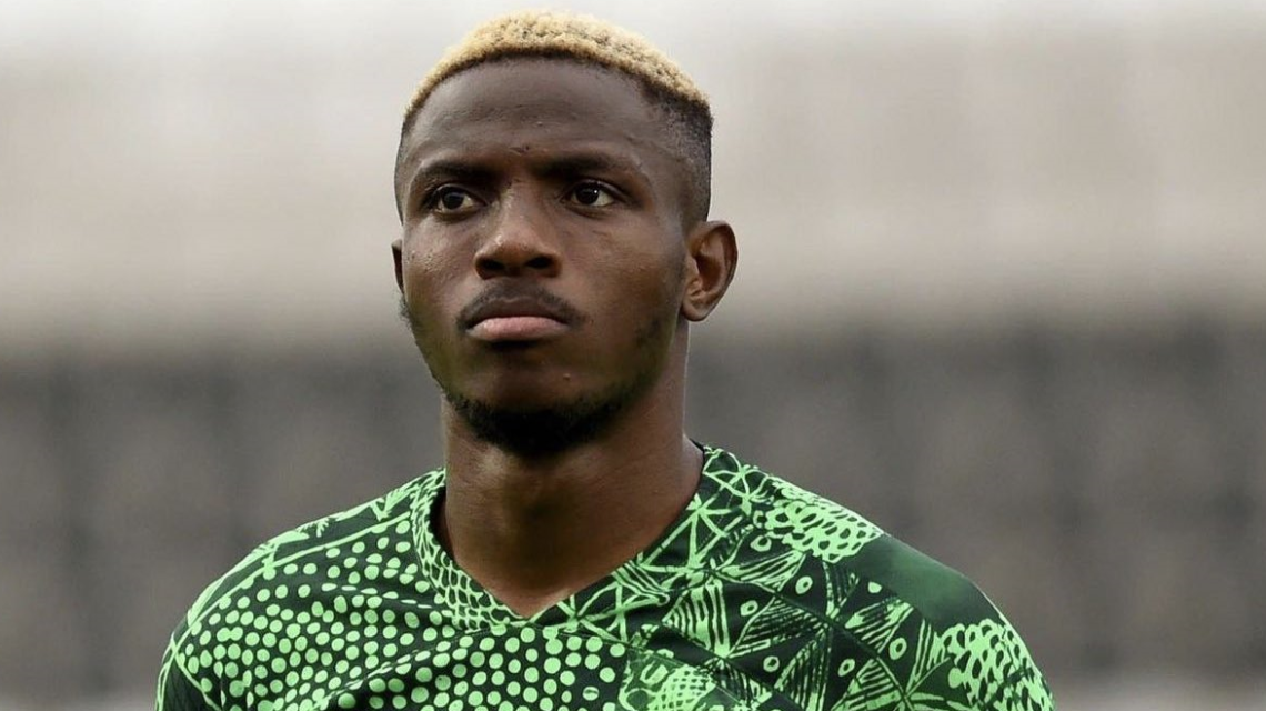 Super Eagles striker, Victor Osimhen, is likely to miss the semi-final clash against South Africa.